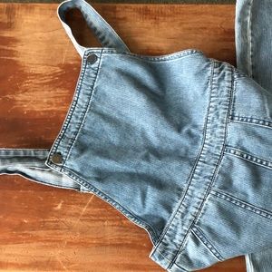 Billabong Wide Leg Bib Overalls Sz 27